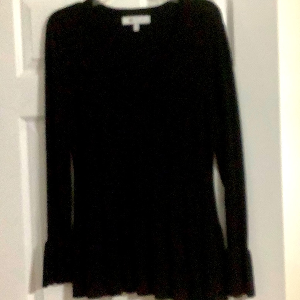 Fever black v neck sweater